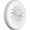 Ekena Millwork Standard Grayson Flower Rosette With Rounded Edge, 6"W x 6"H x 3/4"P ROSP060X060X075GRY11 - alternate 1